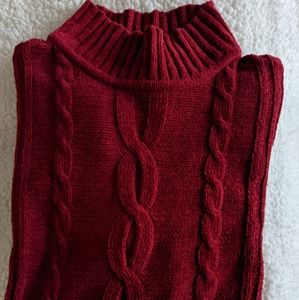 Mock turtle neck sweater